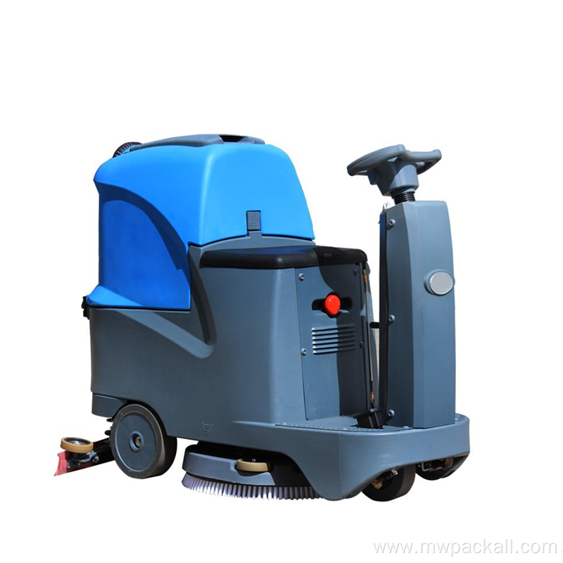 Industrial ride on floor washing scrubbing dry cleaner