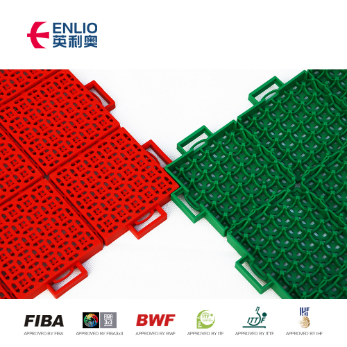 Pp Plastic Interlocking Enlio Basketball Court Tiles High Quality Pp