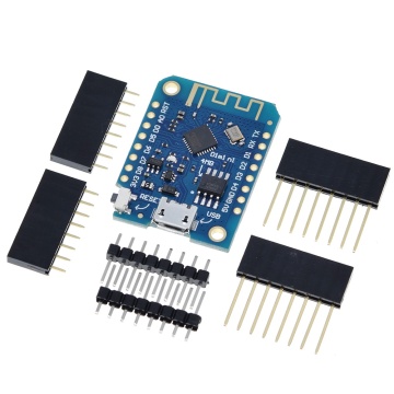 Wemos D1 Mini V3.0.0 WiFi IoT Development Board with ESP8266 and CH340G, 4MB for Arduino NodeMCU MicroPython