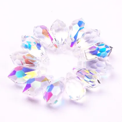 Glass Beads Handcrafted AB crystal Beads