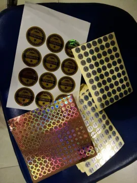 laser 3D hologram sticker printer label