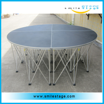 Portable Stage Equipment with Metal Telescopic Riser