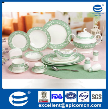 2015 new bone china tablewares 86pcs dinnerware sets french style dinner set tableware fine china dinner sets