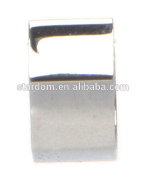 Simple cool stainless steel bead for jewelry making