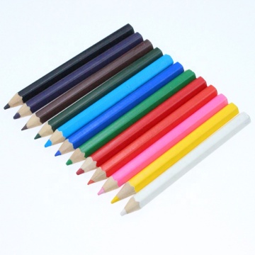 Kawaii Mini Wooden Colored Pencils 12 Pcs Set in Paper Box