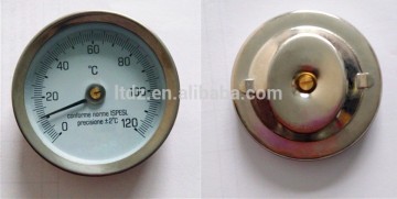 metal industrial bimetal thermometer for liquid