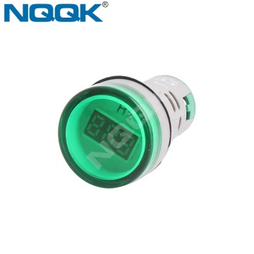 AD101-22HZ LED Round Mini Digital Display Hertz Frequency Meter