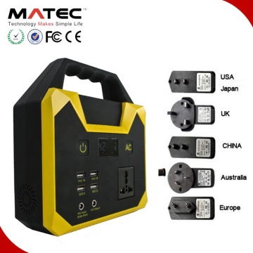 High-Capacity LED Light Power Station with Portable Laptop Power Bank for Camping, Travel, and Emergency Use