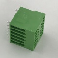 Double layers straight PCB terminal block connector