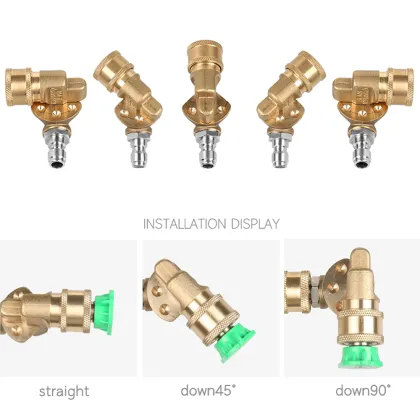 XUNCHI Brass Garden Hose Connectors - Quick Water Connectors
