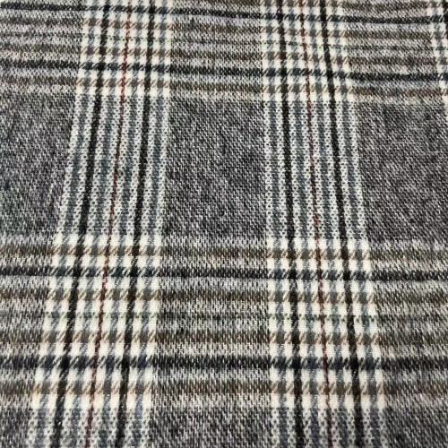 Tweed Plaid Fabric untuk Coat Musim Sejuk