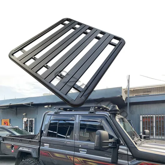 Universal Roof Rack for Land Cruiser 75/79 Trucks - Off Road Aluminum Flat Rack