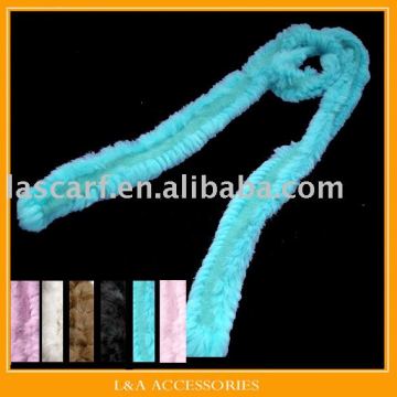 Stock Fur rabbbit Scarf fitting all people(R0816)