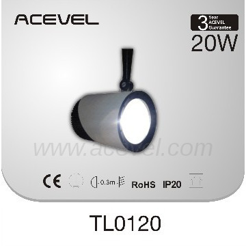 20w LED COB track spot light, 24degree beam angle