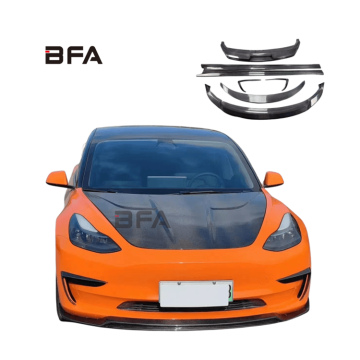 2019-2022 Tesla Model 3 Carbon Fiber Body Kit - Craftsman Style
