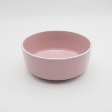 Moderner minimalistischer Stil Pink Stone Hatures Sets, antikes Steinzeug -Kabelwaren -Geschirr