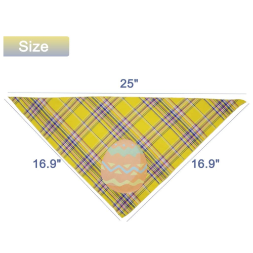 2 PCS Easter Dog Bandana