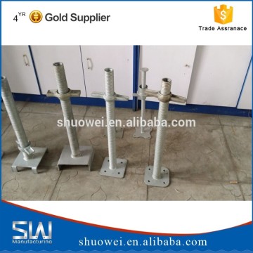 cuplock scaffolding base jack, adjustable scaffolding jack