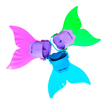 Kids Mermaid Tail Swim Fin Monofin Flippers for Swimming
