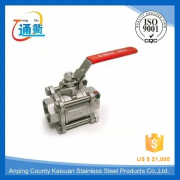 free time casting ball valve cf8m 1000 wog ball valve 3piece