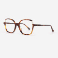 Rectangle Laminated Acetate Unisex Optical Frames 23A3051