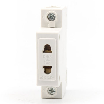 AC30 2 Pin DIN RAIL MODULARE SECKET - Universelle Netzteil 10A/16A Flammeshemmend