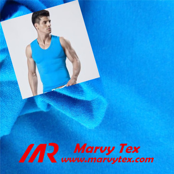 dry fit t shirt sleeveless undershirt knit fabric single jersey