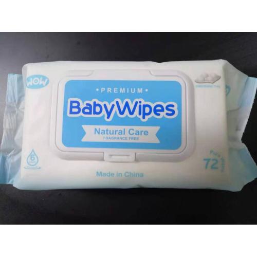 Natural Disposable Unscented Sensitive Baby Wipes