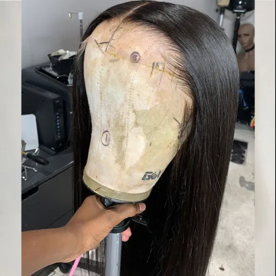 Yeswigs Raw Indian 100% Virgin Perruque Human Hair Lace Front Wig Cheap HD Full Transparent Lace Frontal Closure Wig Human Hair