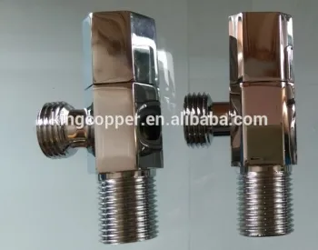chrome plated sanitary angle valve for toilet bathroom