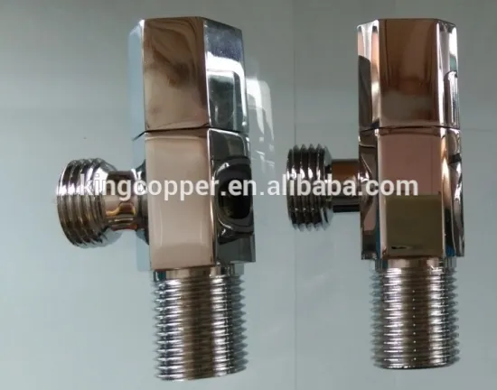 chrome plated sanitary angle valve for toilet bathroom