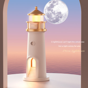 Moonlight Lighthouse Bluetooth Music Lamp with Human Body Sensor