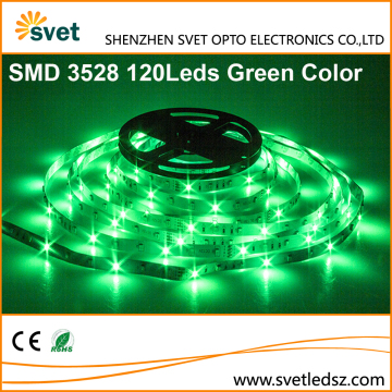 LED Light Strip 3528 SMD 120 Leds DC12V 5M Green Color 9.6W at Max