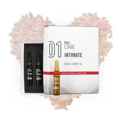 Me Line 01 Intimate 6 Vials X 2 Ml Antioxidant Keratolytic Solution for Professional Use in Intimate Areas