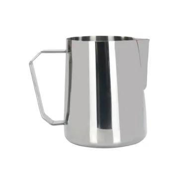 Stainless Steel Milk Pitcher Suitable for Coffee Latte Frothing Milk  jug