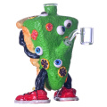Hippiesglass, Polymer Clay Cartoon Picza Monster ke ho tsuba ka pizza Monster ke ho tsuba