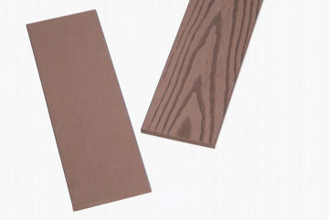 2m Brown Exterior Waterproof Wpc Wall Panel For Courtyard Decoration