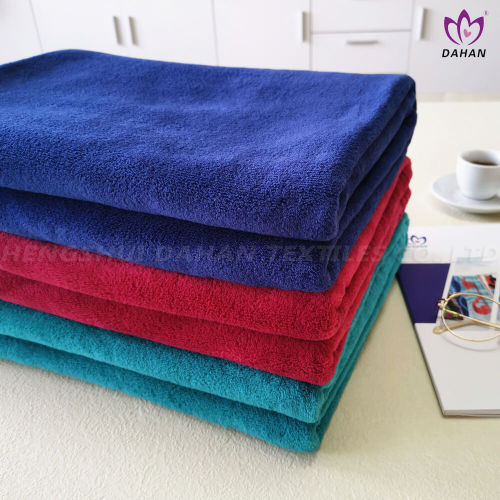 China Solid color coral fleece blanket Factory