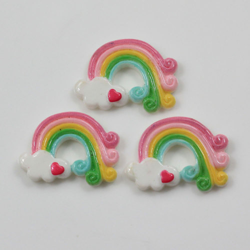 Multicolored Colorful Cloud Flatback Resins Cabochon DIY Items For Kids Girls Phone Shell Spacer Jewelry Making Store