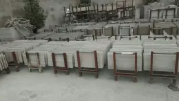 wooden white marble slabs and tiles