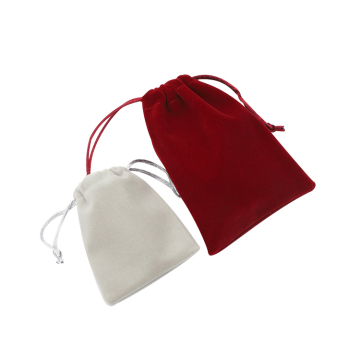 Hot Fashionable Jewelry Velvet Pouch Bags - White Red Pink Jewelry Packaging
