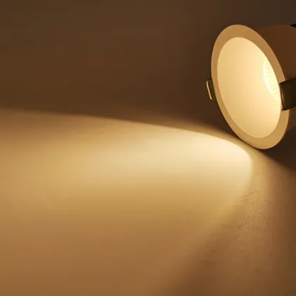 Warm White Adjustable Dim to Warm Downlights for Hotel Indoor Lighting