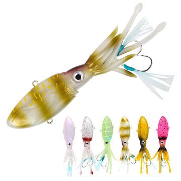 LETOYO 90g/130g Luminous Squid Lure for Boat Fishing and Jigging