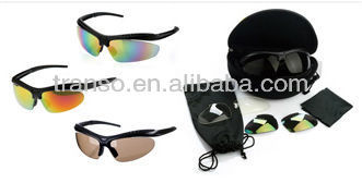 Sunglasses set with 5 polarized lens