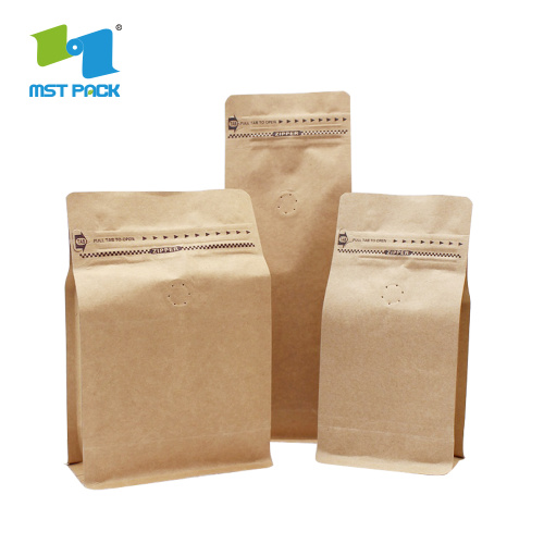 Box Pouch Compostable Type Coffee Packaging Bag