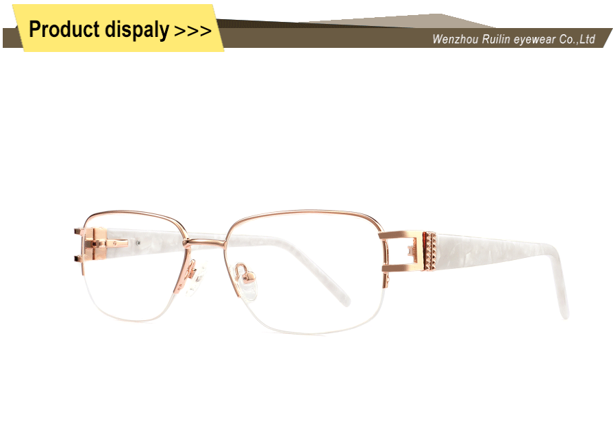 rectangular metal glasses for women