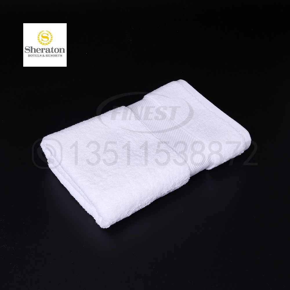 Custom Logo 100% Cotton Hotel Towel