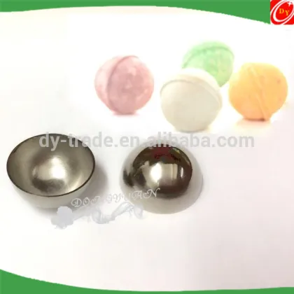 3 inch Stainless Steel Hollow Half Balls for BIG Round Bath Fizzies Molds