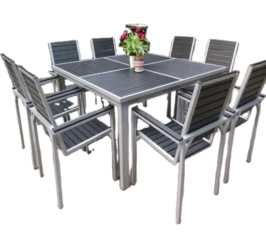 Used WPC Outdoor Dining Set for Patio Furniture