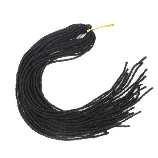 Hot Selling Sister Locks Dreadlocks Afro Crochet Braids Synthetic Hair Extensions Faux Locs Crochet Hair 20 inch